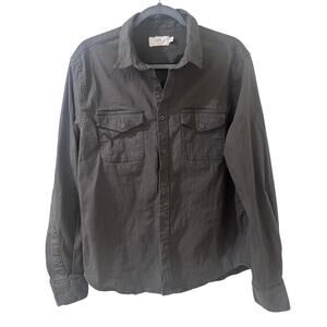 Onia All Terrain Stretch-Ripstop Overshirt Sea Moss Mens Medium Utility Shacket